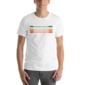 Arceneaux Miller Color Gradient on Black Shirt