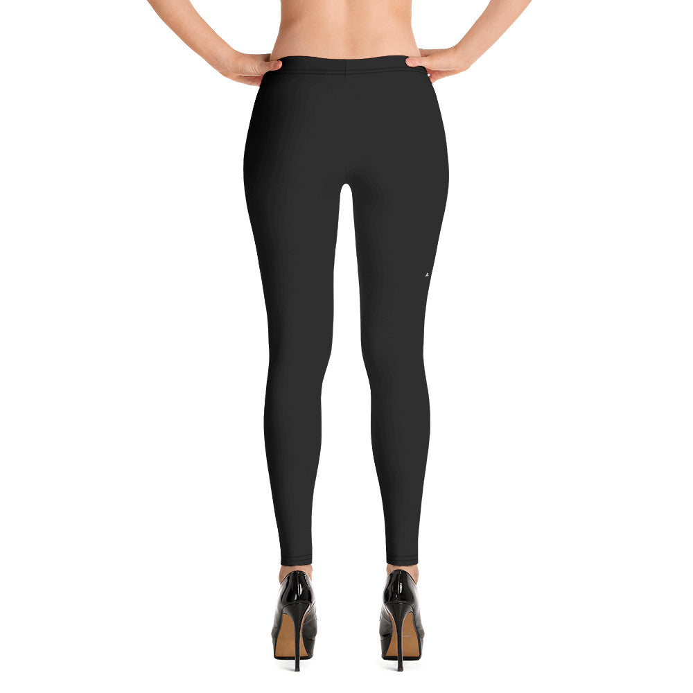 Charcoal Logo Only Leggings